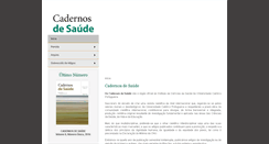 Desktop Screenshot of cadernosdesaude.org