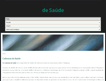 Tablet Screenshot of cadernosdesaude.org